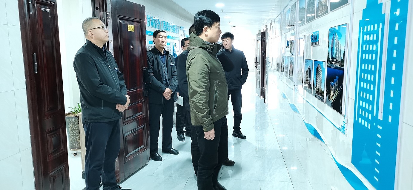 甘肃省住房和城乡建设厅勘察设计监管处（省抗震办公室）处长秦军莅临我市督导检查勘察设计管理工作